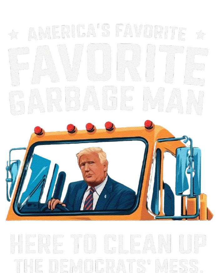 Trump AmericaS Favorite Garbage Man Trump In Trash Truck Gift Women's Perfect Tri Rocker Tank