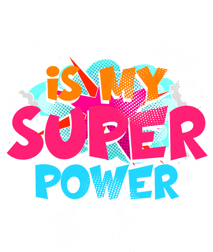 Teaching Is My Super Power Teacher League Lessons Women's V-Neck T-Shirt