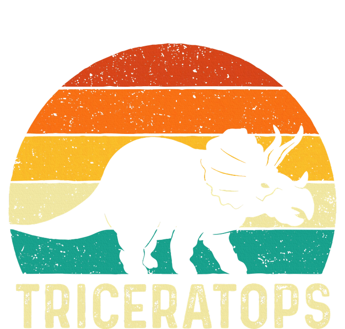 Triceratops Retro Dinosaur Lover Paleontologist Tall Hoodie