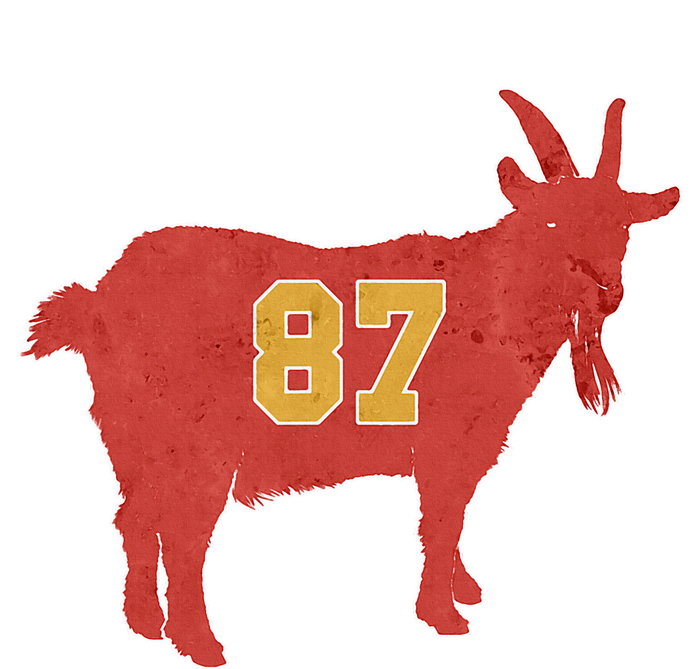 Grunge Goat 87 Red And Yellow Tight End T-Shirt