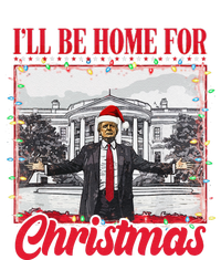 ILl Be Home For Christmas Santa Funny Trump Xmas Pajamas Gift Pajama Set