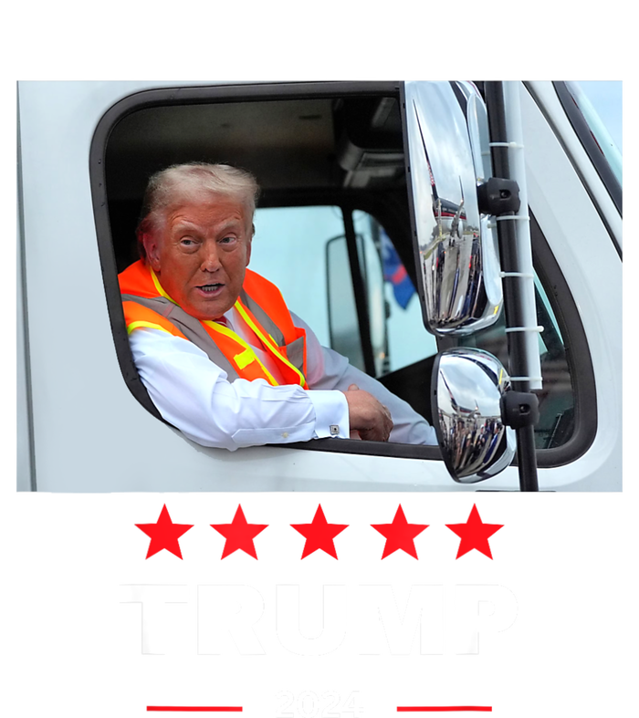 Donald Trump Rides In Garbage Truck T-Shirt