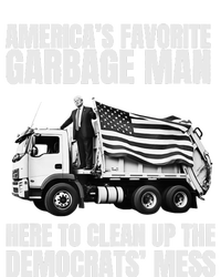 Trump AmericaS Favorite Garbage Man Trash Truck Photo Maga Striped Beanie with Solid Band