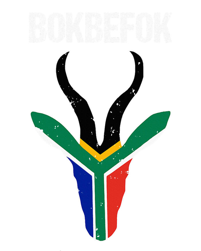 Bokbefok South African Rugby Bokke South Africa Flag Colours Tie-Dye T-Shirt