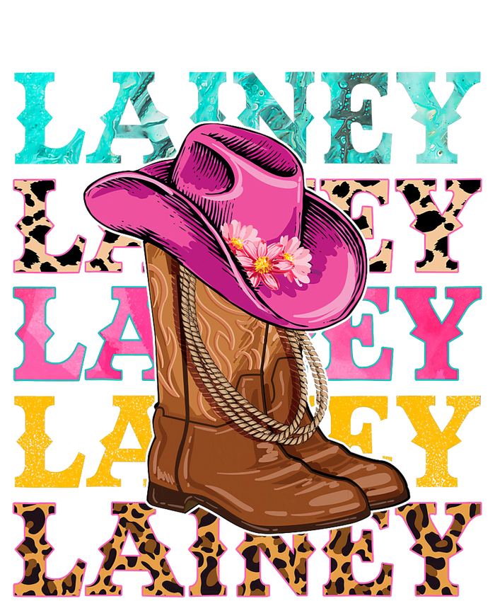 Western Cowgirl Lainey First Name Personalized Birthday Kids Long Sleeve Shirt