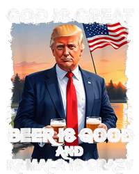 God Is Great Beer Is Good And Kamala Are Crazy Funny Trump T-Shirt