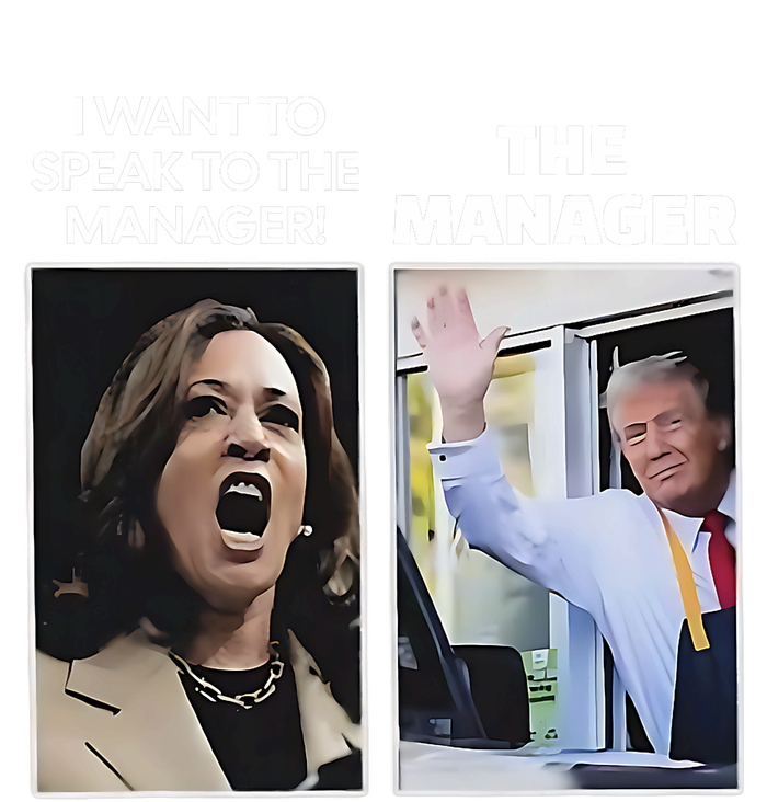 Kamala I Want To Speak To The Manager Trump Mcdonalds Kids Long Sleeve Shirt