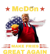 Mcdon 2024 Funny Donald Trump French Fry Cooking Friesff Grommeted Golf Towel