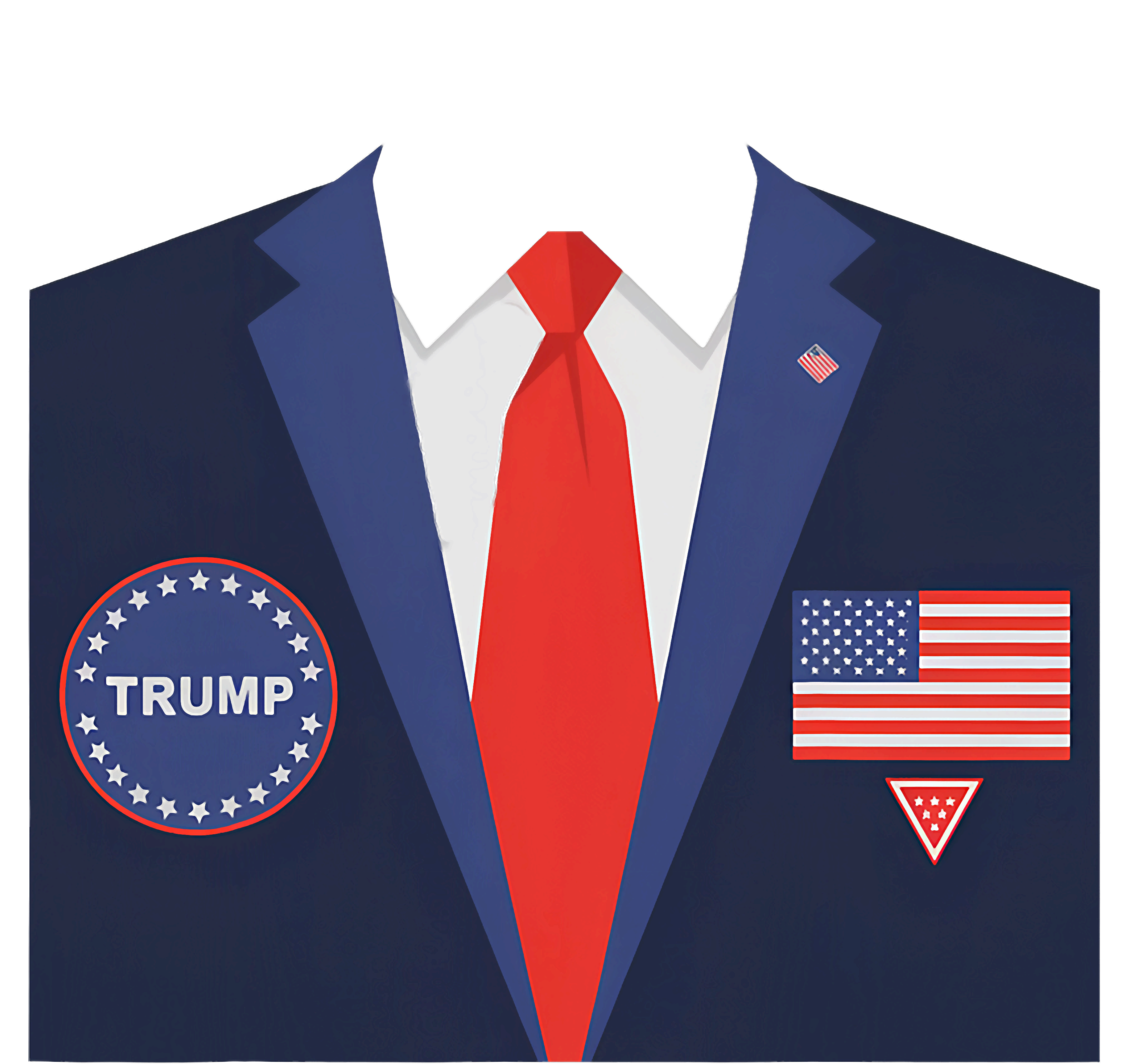 President Trump Suit Halloween Lazy Costume Flag Legacy Cool Fit Booney Bucket Hat