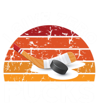 Funny Field Hockey Sports Pun Design I Give Zero Pucks Funny Gift Full Zip Hoodie