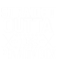 Funny Hockey Enforcer Straight Outta The Penalty Box Cool Gift Zip Tote Bag