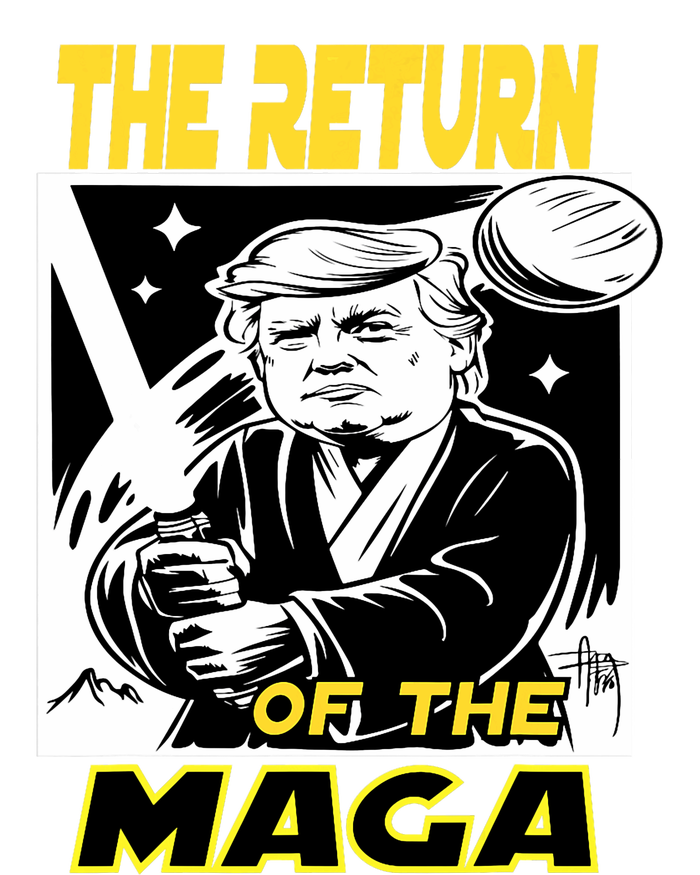 The Return Of The Maga Funny Parody Trump Wins Trump Won 47 T-Shirt