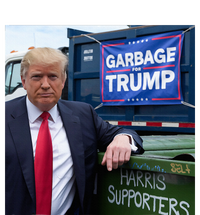 Garbage For Trump Funny Political Humor Photo Zip Tote Bag