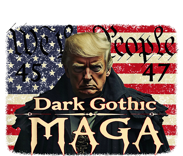 Dark Gothic Maga Trump 2024 For President Vote Trump 45 47 Women's Perfect Tri Rocker Tank