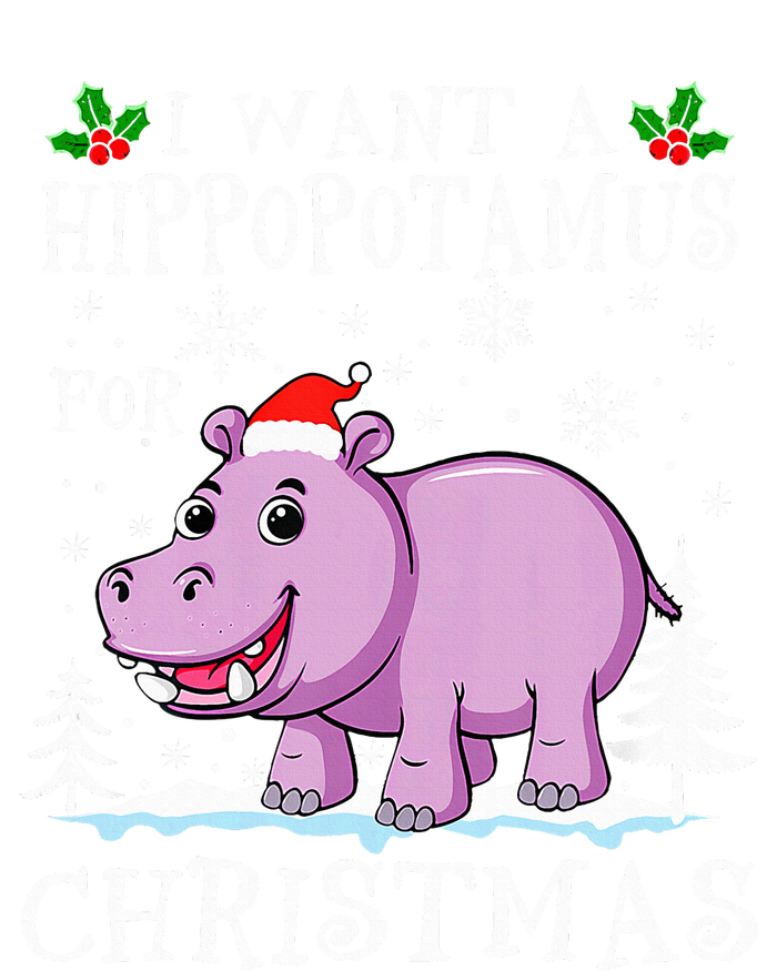 I Want A Hippopotamus For Christmas Xmas Hippo T-Shirt