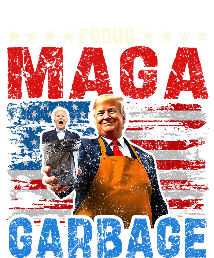 Proud Maga Garbage Trump Vance 2024 Supporter Kids Long Sleeve Shirt