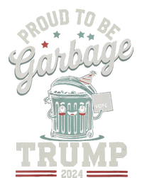 Not A Garbage Proud To Be Garbage Vote Trump Supporters Womens Cotton Relaxed Long Sleeve T-Shirt