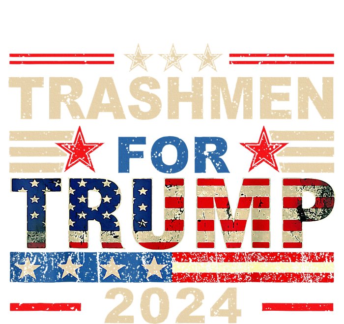 Trashmen For Trump 2024 Funny Election Garbageman Supporters T-Shirt