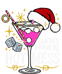 SantaS Favorite Hot Mess Funny Margarita Ladies Essential Flowy Tank