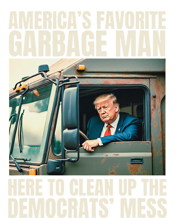 Trump AmericaS Favorite Garbage Man Trump In Trash Truck Bumper Sticker