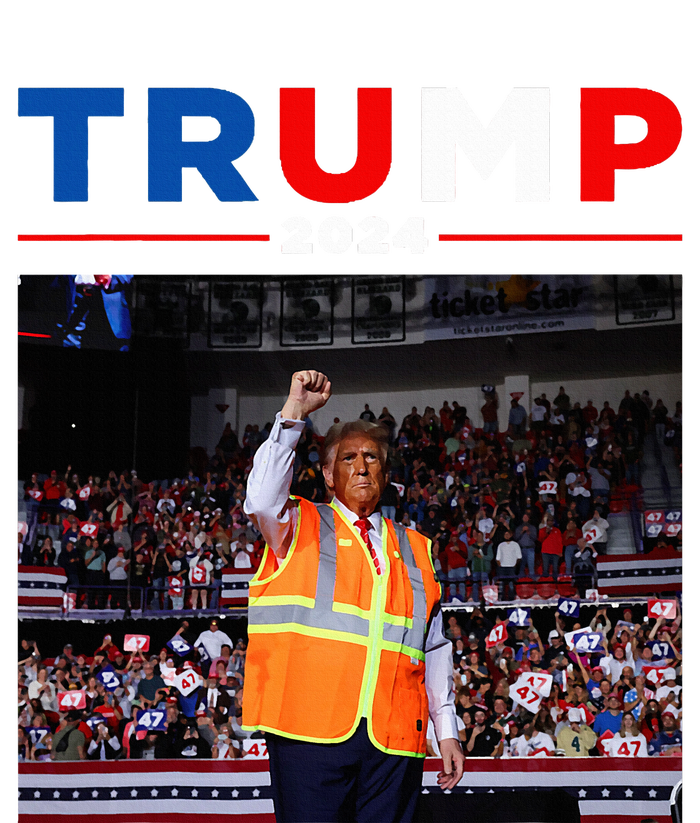 President Trump Garbage Truck Worker Vest Maga 2025 T-Shirt