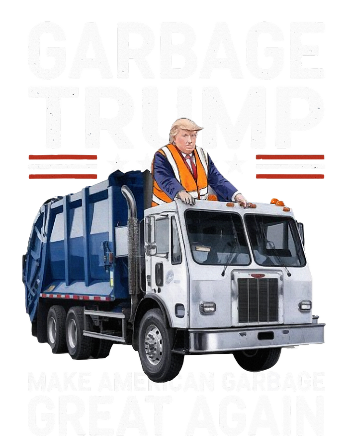 Donald Trump Rides In Garbage Truck Sweatshirt Cinch Pack Bag