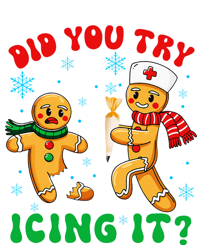 Christmas Nurse Did You Try Icing It Gingerbread Man Mousepad