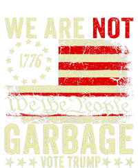 We Are Not Garbage Votetrump 2024 Trump Supporter Garbage Short Acrylic Beanie