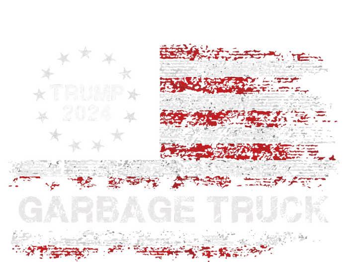 Garbage Truck Trump Supporter Garbage Trump 2024 Performance Long Sleeve Polo