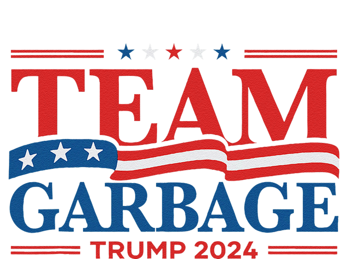 Garbage For Trump 2024 Usa Flag Vintage T-Shirt