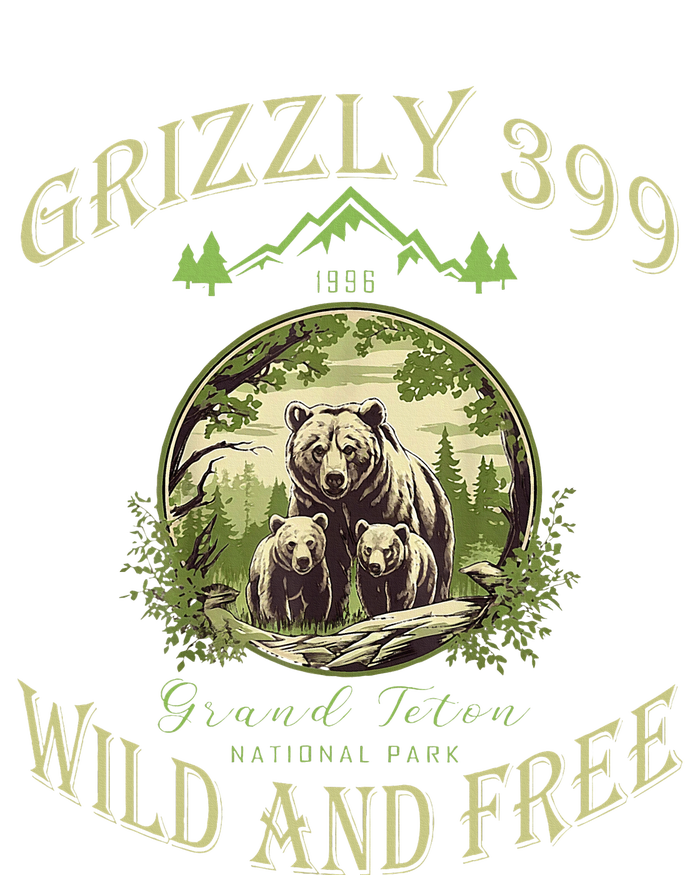 Queen Of The Teton Grizzly 399 Bear Wildlife Forest Preserve T-Shirt