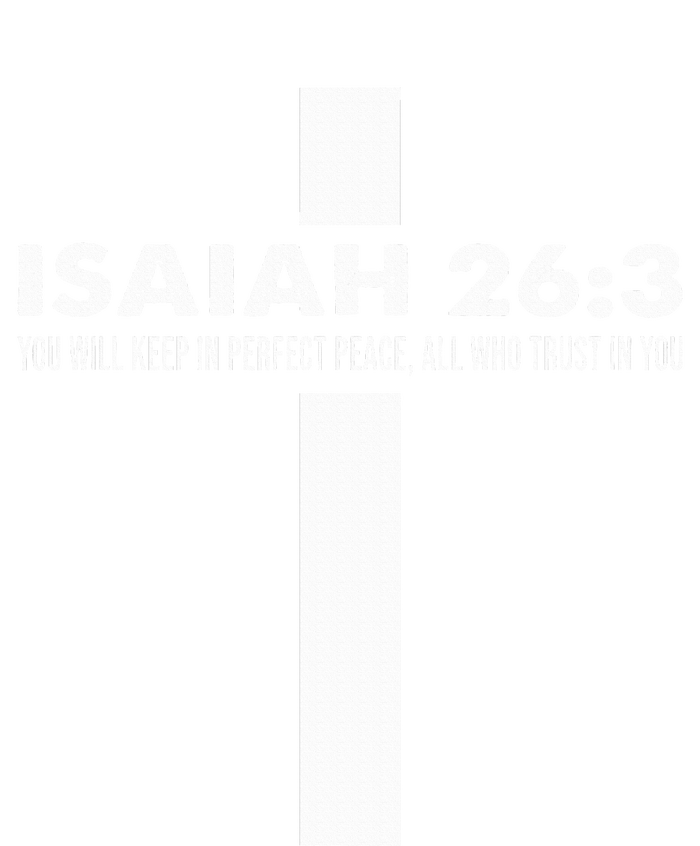 Isaiah 263 Modern Christian Religious Cross Minimalist T-Shirt