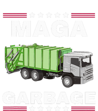 Trump Maga Garbage Truck American Flag T-Shirt