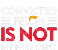 Trump Is Not My President Convicted Felon Not My President City Backpack