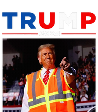 President Trump Garbage Truck Worker Vest Maga 2025 T-Shirt