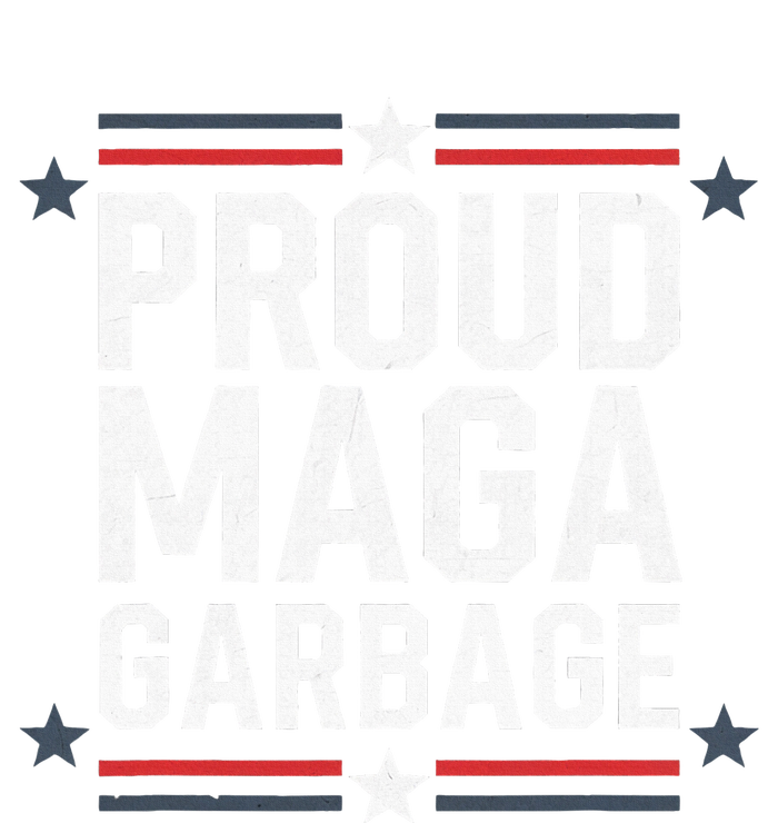 Proud Maga Garbage Trump Supporter Womens Cotton Relaxed Long Sleeve T-Shirt