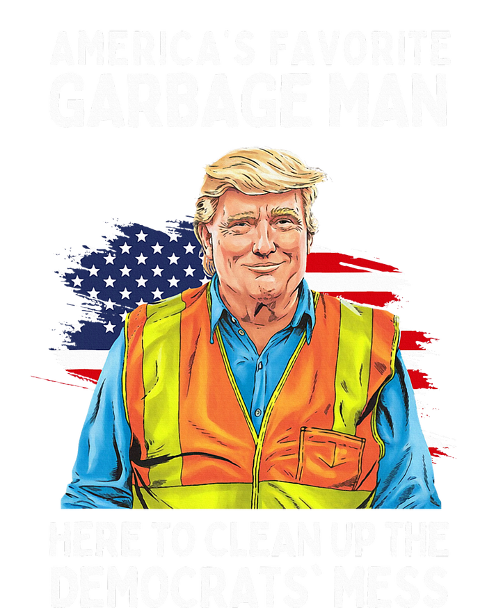 Trump AmericaS Favorite Garbage Man Trump In Trash Truck Grommeted Golf Towel