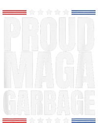 Proud Maga Garbage Trump Supporter Dry Zone Grid Polo