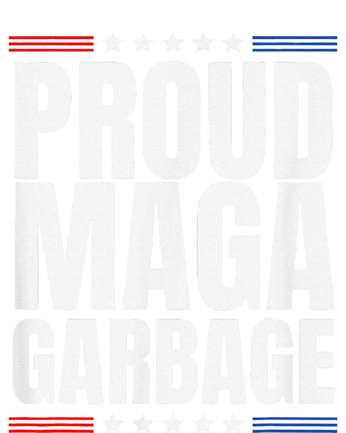 Proud Maga Garbage Trump Supporter Dry Zone Grid Polo