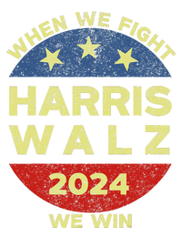 Kamala Harris Tim Walz 2024 When We Fight We Win T-Shirt