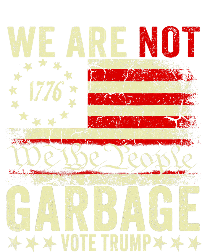 We Are Not Garbage Votetrump 2024 Trump Supporter Garbage Full-Length Apron With Pockets