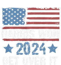 Harris Won The 2024 Elections Shirts Harris Won Get Over It Grommeted Golf Towel