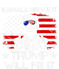 Kamala Harris Broke It Trump Will Fix It Usa Flag Trump Cool Women's T-Shirt