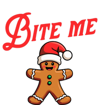 Bite Me Gingerbread Cookie Funny Sarcastic Christmas Holiday T-Shirt