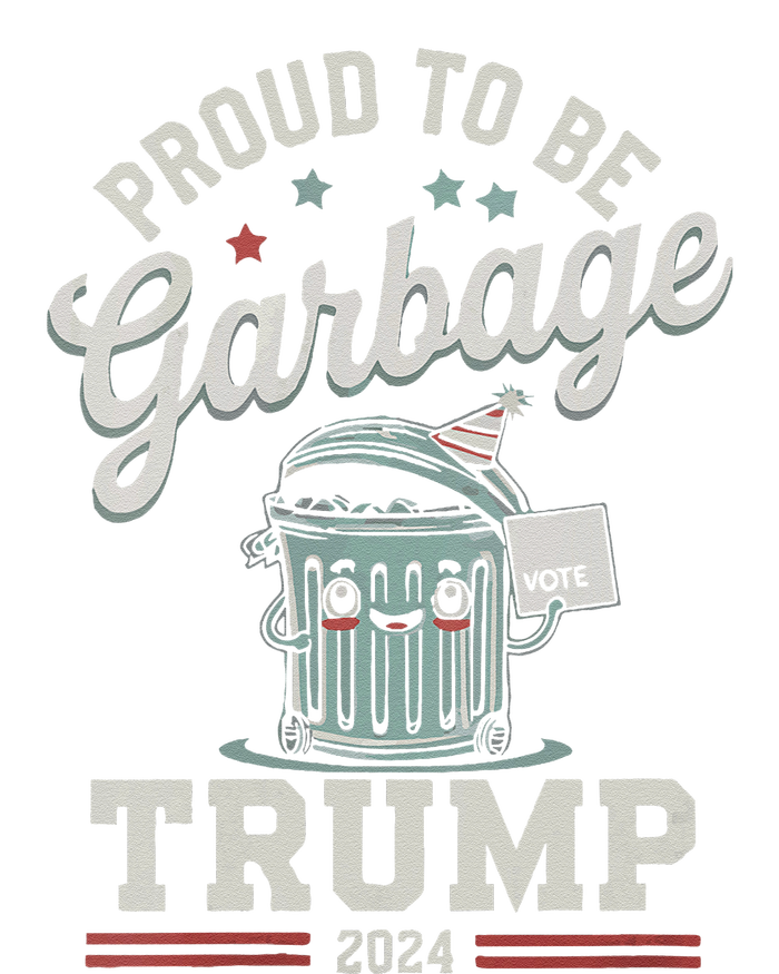 Not A Garbage Proud To Be Garbage Vote Trump Supporters Women's Racerback Tank