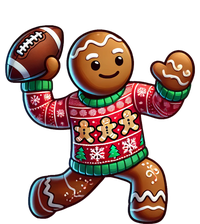 Football Christmas Gingerbread Man Football Ugly Christmas Hoodie T-Shirt