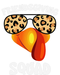 Friendsgiving Squad Happy Thanksgiving Turkey Face Thankful T-Shirt