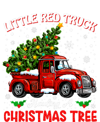 Little Red Truck Hauling A Christmas Tree Cooling Performance Long Sleeve Crew