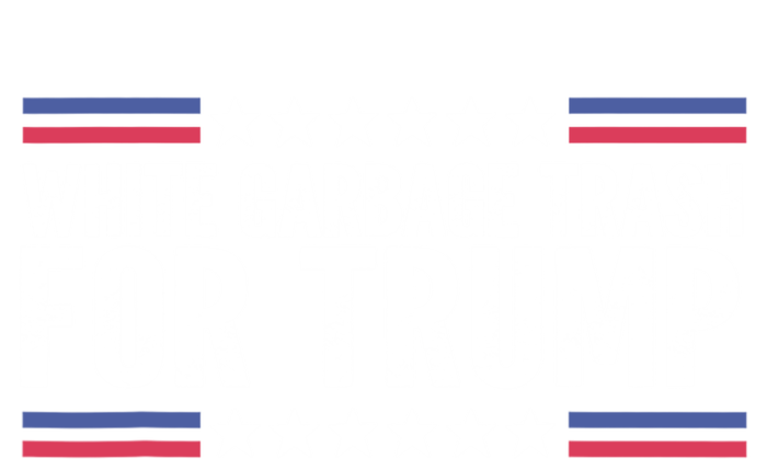 White Garbage Trash For Trump Vote Trump For President 2024 16 in Basic Backpack