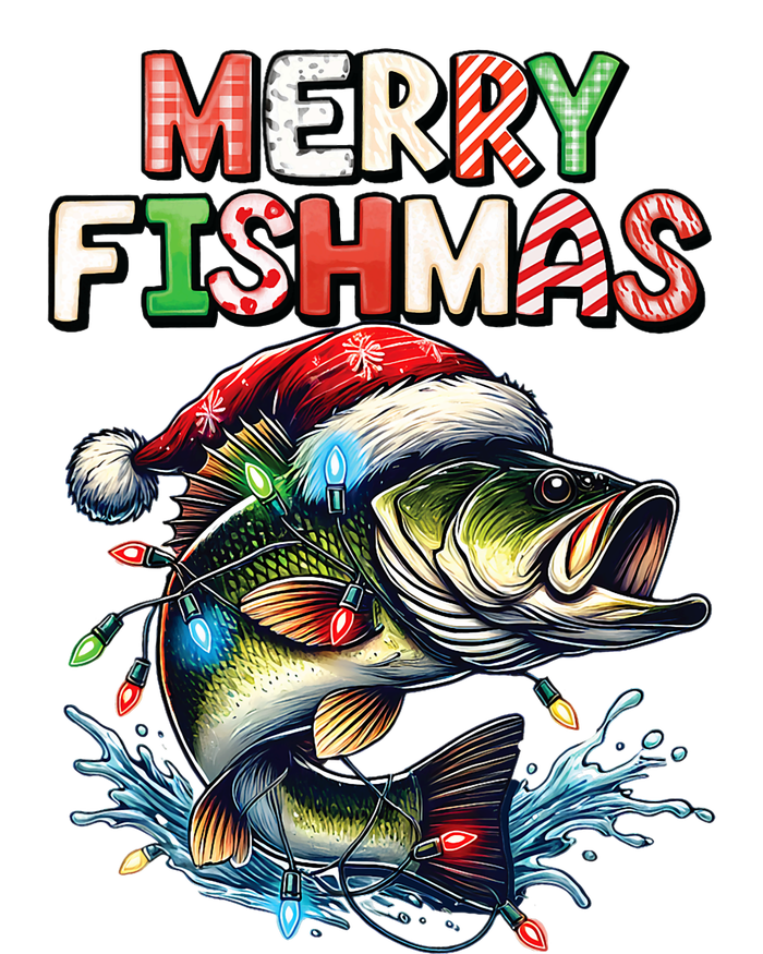 Merry Fishmas Santa Fishing Lovers Funny Fisherman Christmas Sweatshirt